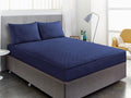 Waterproof Mattress Protector King Size - Navy Blue